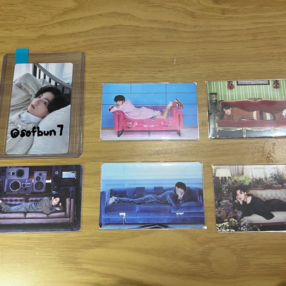 BTS BE deluxe album photo cards - Jungkook, Jimin, V, J-hope, Suga - OFFICIAL
